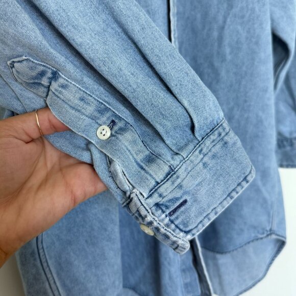 Polo by Ralph Lauren Light Blue Denim Shirt - Picture 12 of 13